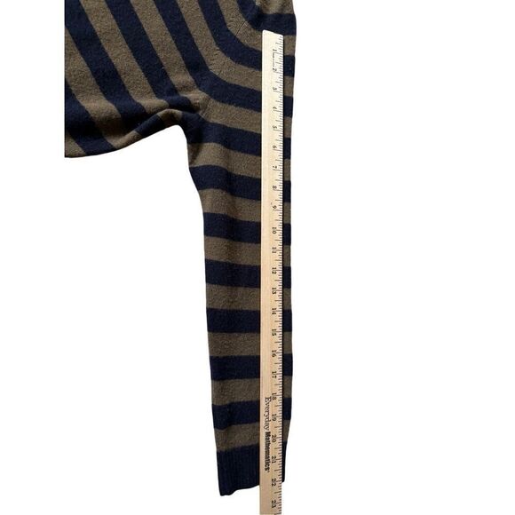 Vince Regiment Stripe Cashmere Sweater Coastal Rifle XS - Picture 6 of 9